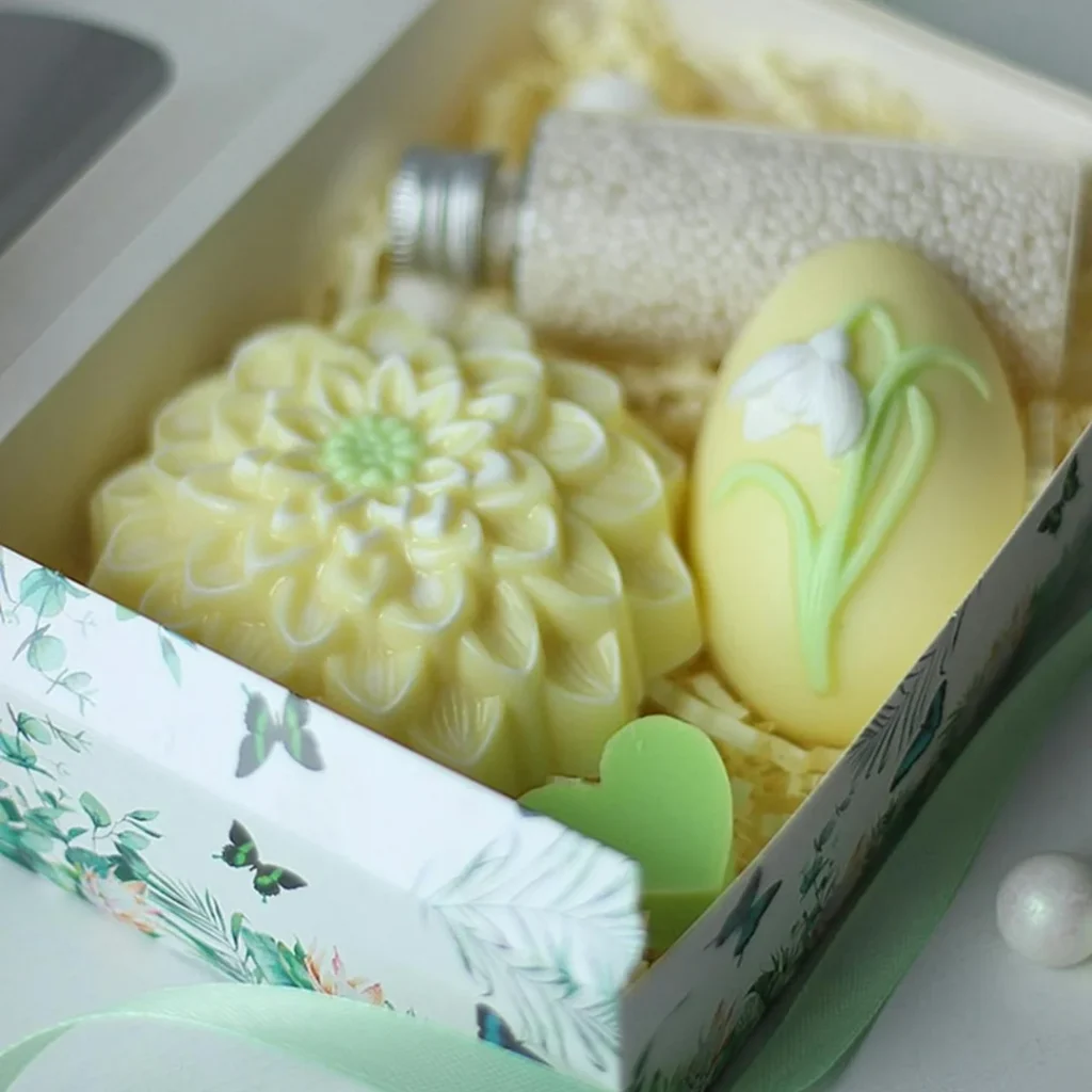 Empaque de velas y jabones artesanales